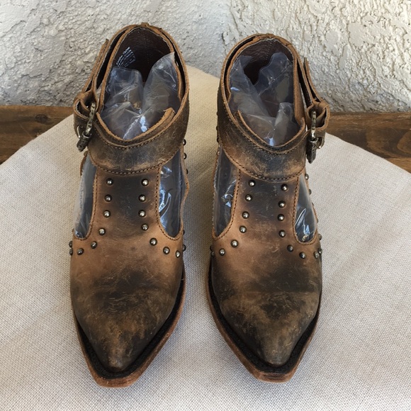 Liberty Black Shoes - Liberty Black Distressed Leather Boots 9